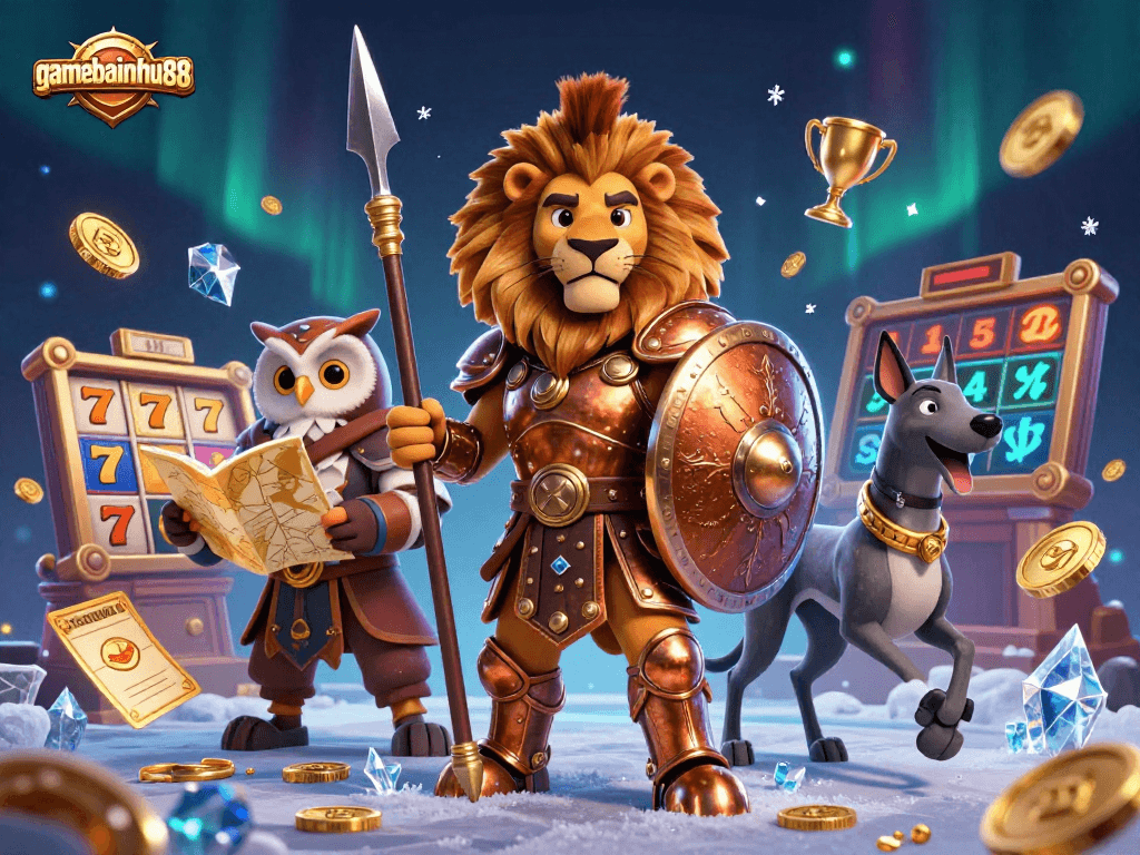 Experience thrilling wins in gamebainohu88 with our exciting slot reels surrounded by dazzling characters!