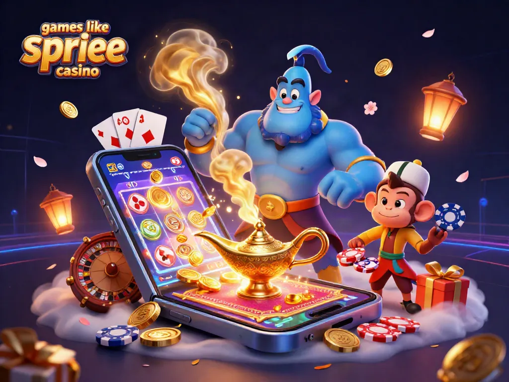 Play exciting games like spree casino with dynamic visuals, slots, and fun casino elements.