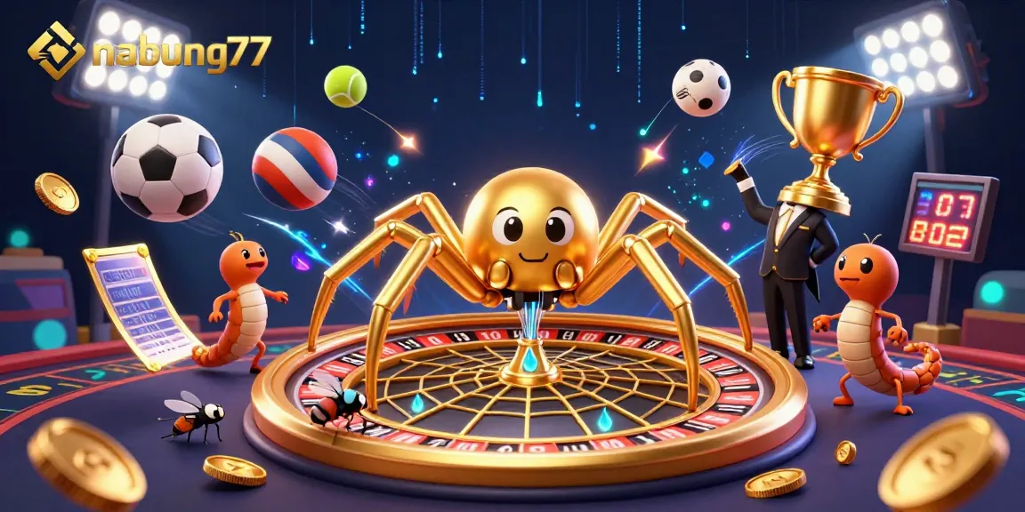 Engage in thrilling bets with nabung77 while witnessing a dynamic casino scene.