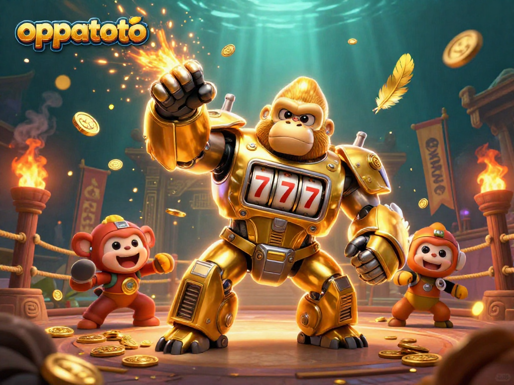 Experience the thrill of oppatoto with dynamic casino elements and vibrant colors.
