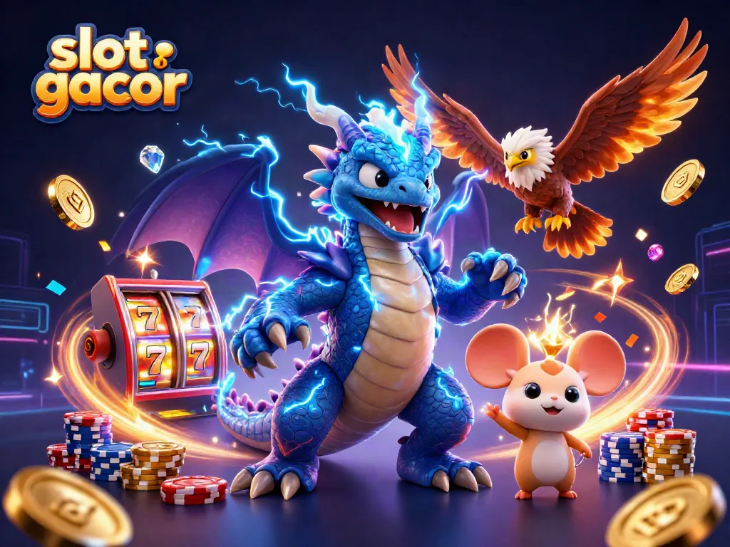 Spin the reels on slot gacor with dynamic, exciting 3D characters and vibrant casino elements.