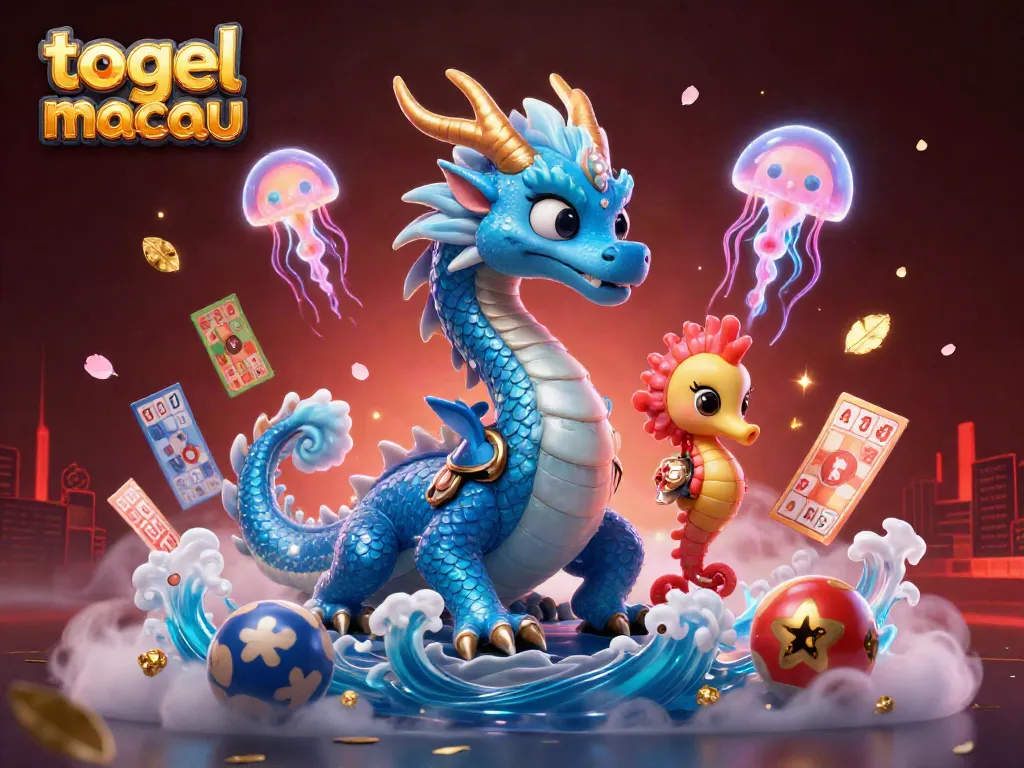 Engage in togel macau with vibrant lottery elements and enchanting oceanic creatures.