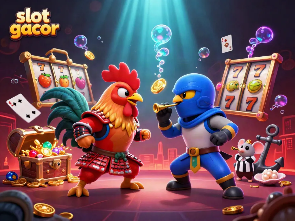 Menangkan jackpot di slot gacor dengan permainan terhebat dan elemen berwarna cerah.