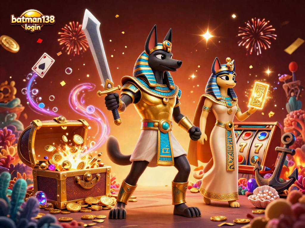 Access batman138 login to unlock thrilling casino adventures with Anubis and Bastet.