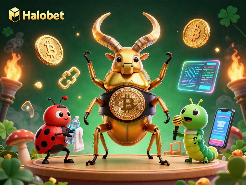 Engage with Halobet through thrilling casino battles featuring dynamic characters and vibrant elements.