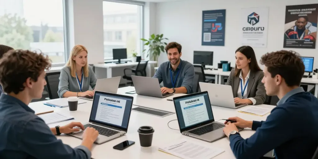 NVQ Level 6 in Saudi Arabia training session with professionals collaborating online