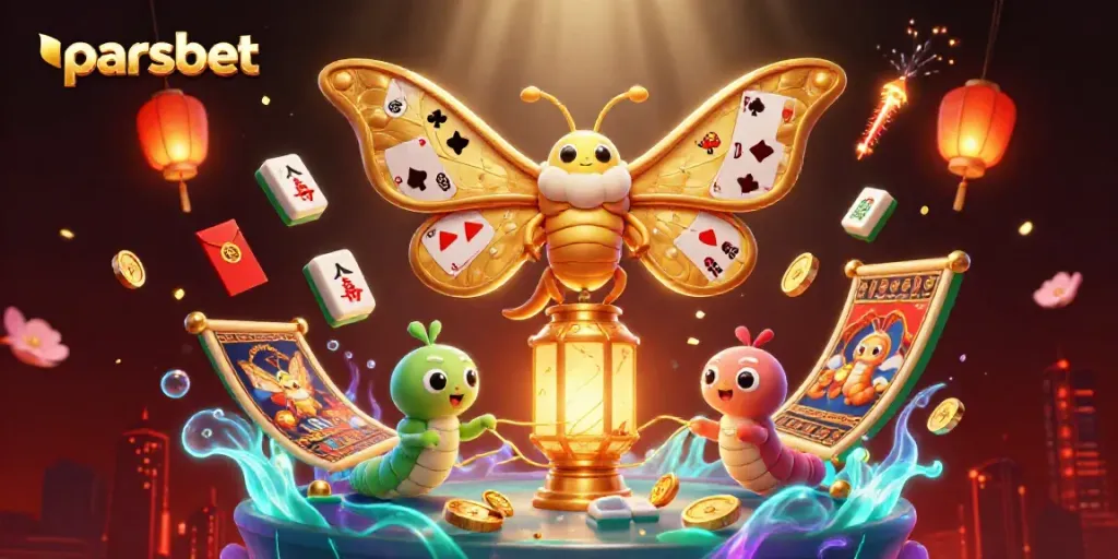 Parsbet ile canlı casino atmosferini yansıtan ilginç bir 3D illüstrasyon.