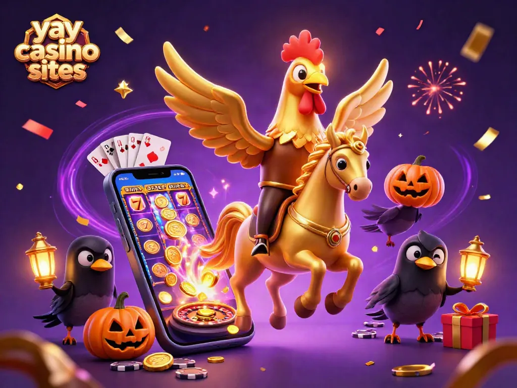 Explore thrilled gaming scenes in yay casino sister sites with dynamic characters and magical elements.