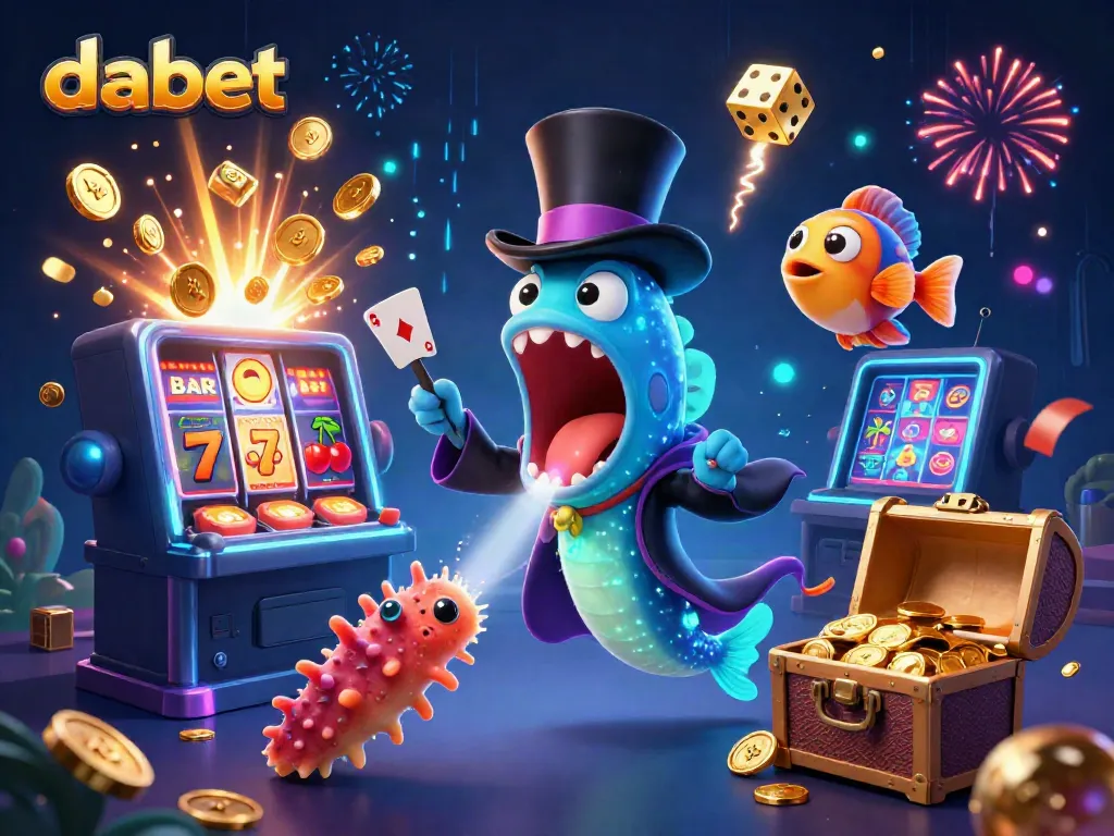 Experience thrilling jackpots and magic at dabet with vibrant characters and casino excitement!
