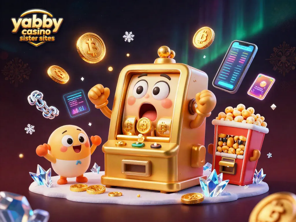 Catch jackpots with yabby casino sister sites featuring vibrant slot machines and crypto elements.