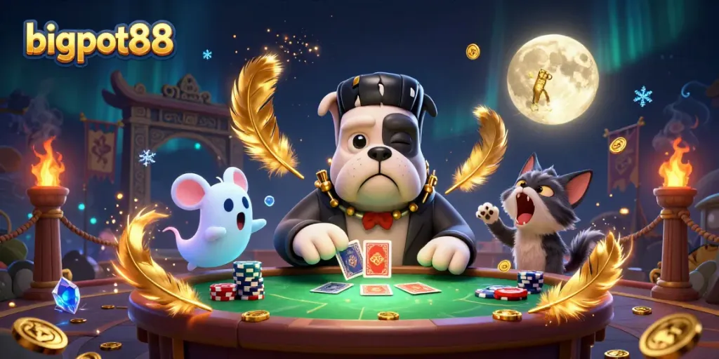 bigpot88 bermain kartu di meja kasino yang angker dengan karakter unik dan efek visual menambah keseruan.