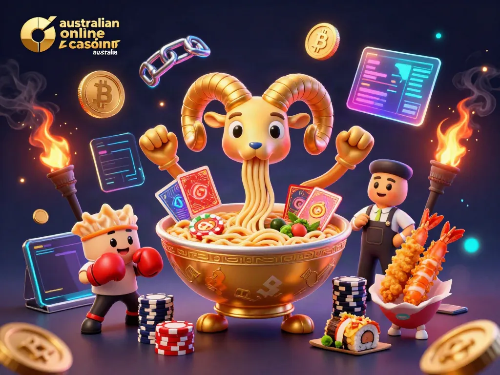 Experience exciting gameplay at an australian online casino australia with vibrant characters and dazzling digital elements.
