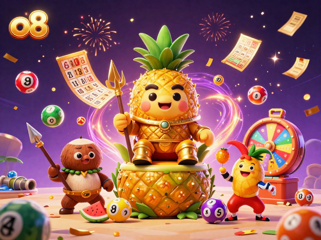 Experience thrilling fun at o8 with vibrant casino elements and captivating characters in action.