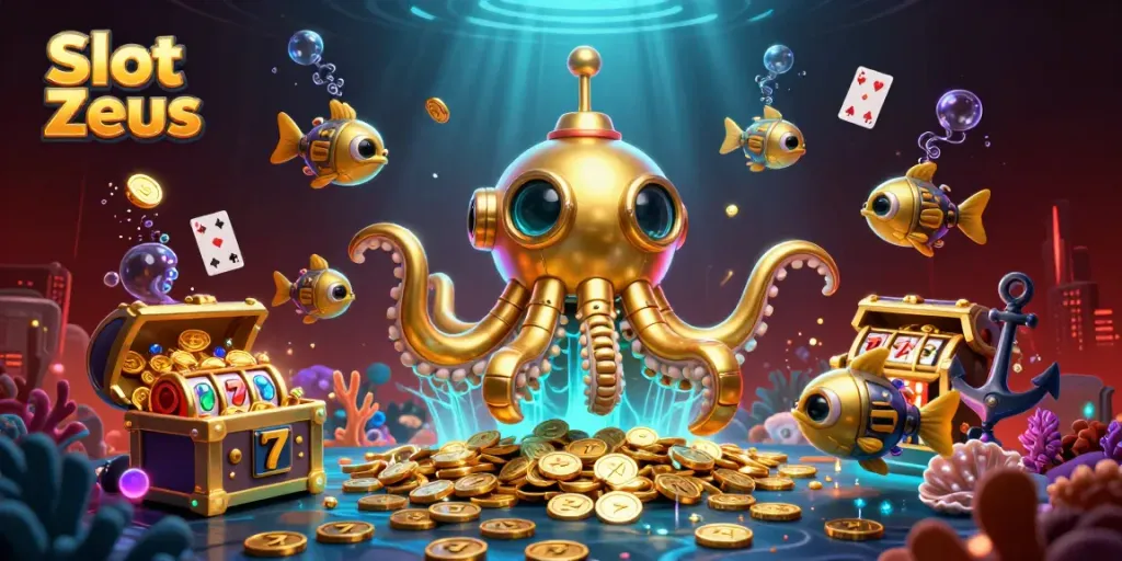 Permainan slot Zeus yang memikat dengan harta karun laut dan karakter unik, menyajikan pengalaman kasino yang mendebarkan.
