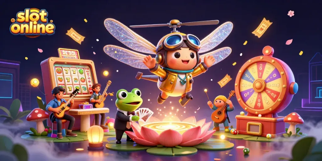 Bermain slot online saat jackpot menggoda dengan D59 sambil menikmati suasana kasino yang meriah.