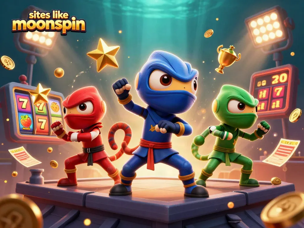 Play exciting games like MoonSpin with alternatives showcasing stunning winnings.