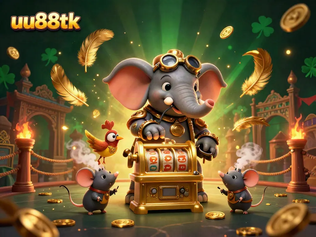 Experience thrilling gaming adventures at uu88tk with a lively steampunk-inspired carnival atmosphere.